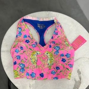 LILLY PULITZER SKU# 004427 6532MA YKS STYLE NAME: LIND-SAY SPORTS BRA UPF